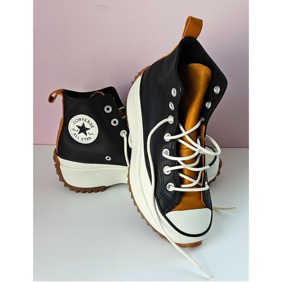 Converse Run Star Hike High Leather Shoes - Picture 3 of 7